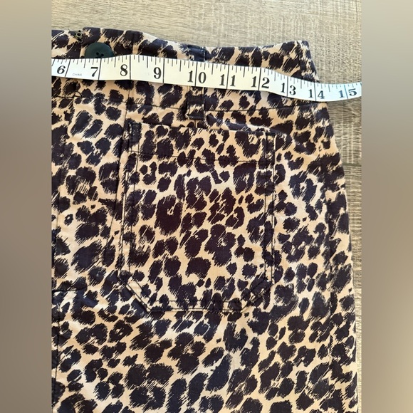 Anthropologie Maeve Colette Midi Pencil Skirt XS Leopard - Picture 6 of 9